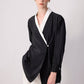Kimono doppiopetto in cupro