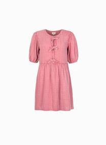 Vestito corto Oleonia rosa