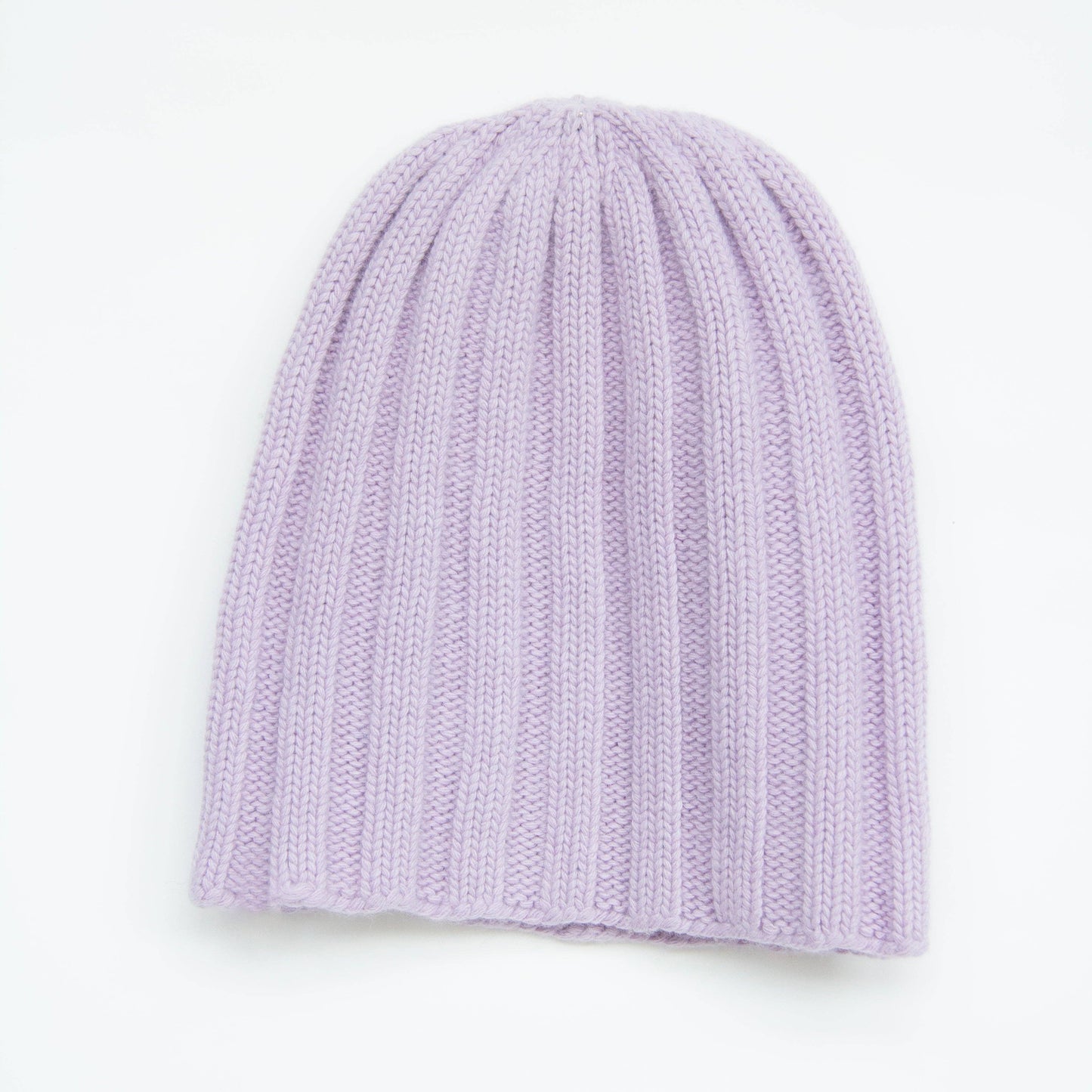 Berretto a coste in misto cashmere