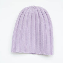 Berretto a coste in misto cashmere