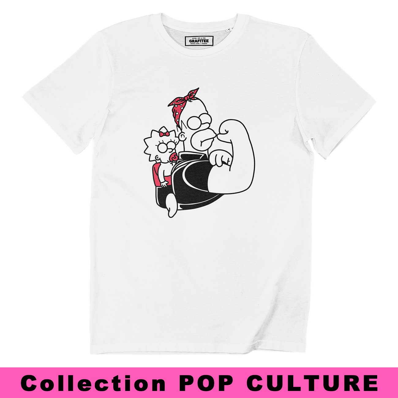 T-shirt unisex Homer Can Do It in cotone biologico