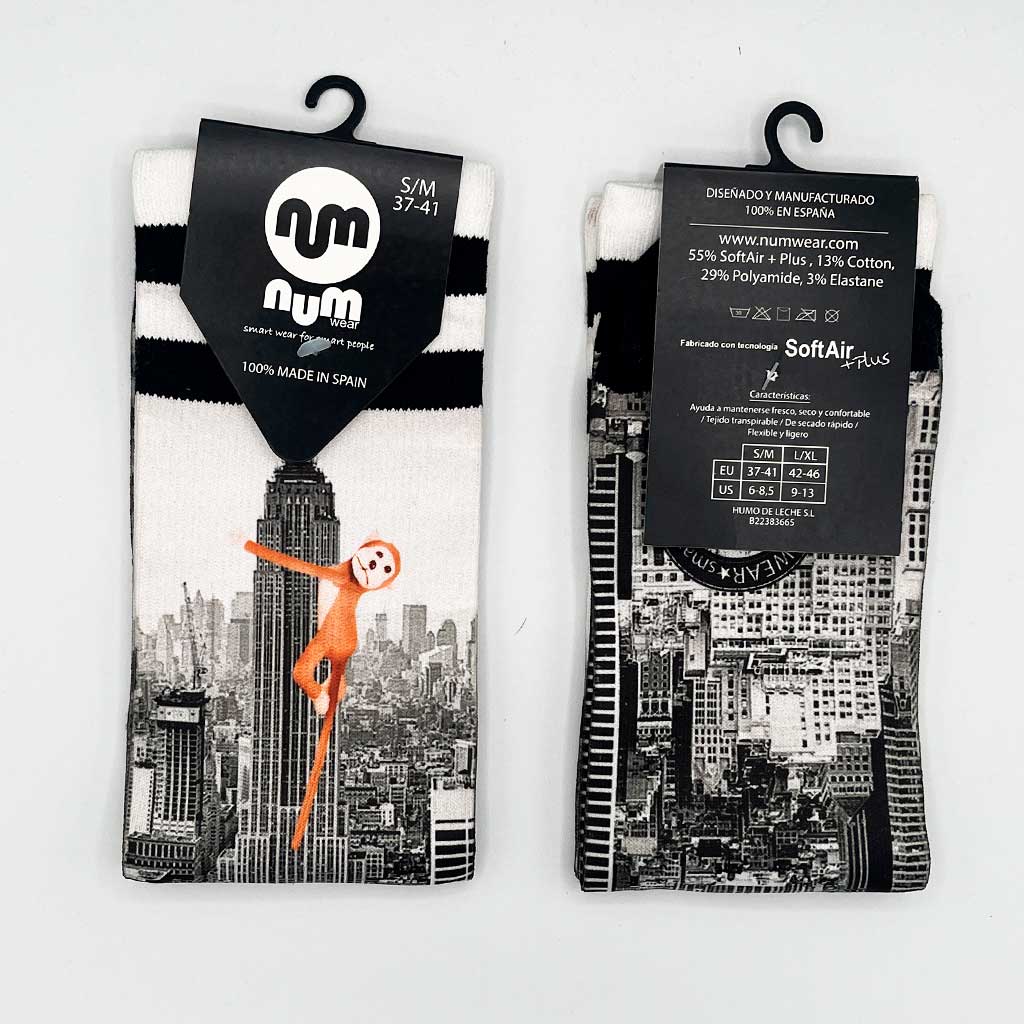 Calzini unisex HUG con stampa skyline