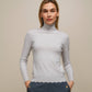 Maglione dolcevita da donna in maglia morbida