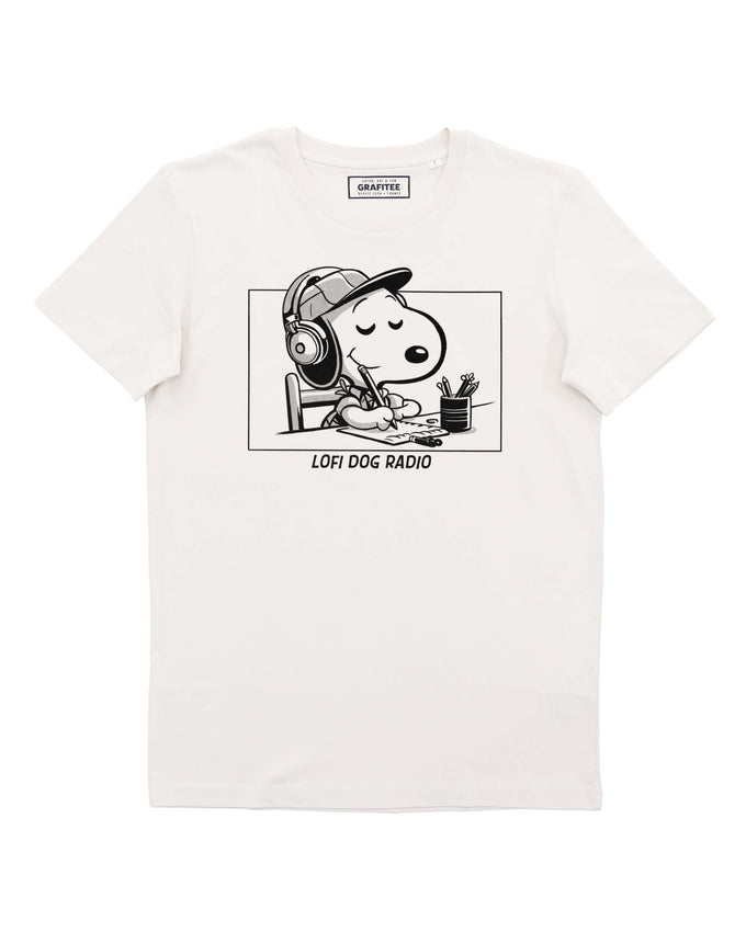 T-shirt unisex Lofi Dog Radio in cotone biologico GOTS