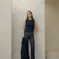 Pantaloni in cotone fine all’uncinetto
