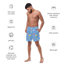 Pantaloncini da piscina Capri con stampa estiva