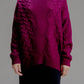 Maglione dolcevita oversize in misto cashmere 3D Knit