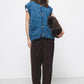 Gilet in maglia melange con bottoni