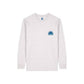 T-shirt Oversize a Maniche Lunghe con Stampa Surf
