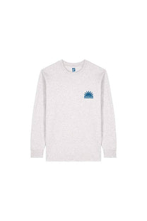 T-shirt Oversize a Maniche Lunghe con Stampa Surf