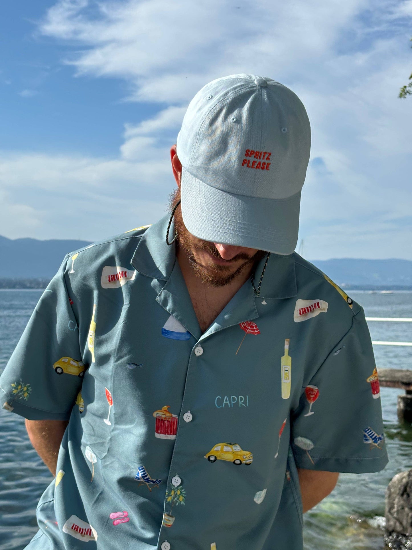 Cappellino da baseball ricamato “Spritz Please”