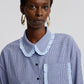 Camicia vichy con volant