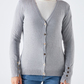 Cardigan in maglia con scollo a V