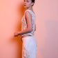 Top donna in cotone 100% effetto crochet
