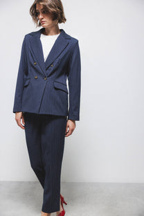 Blazer doppiopetto gessato