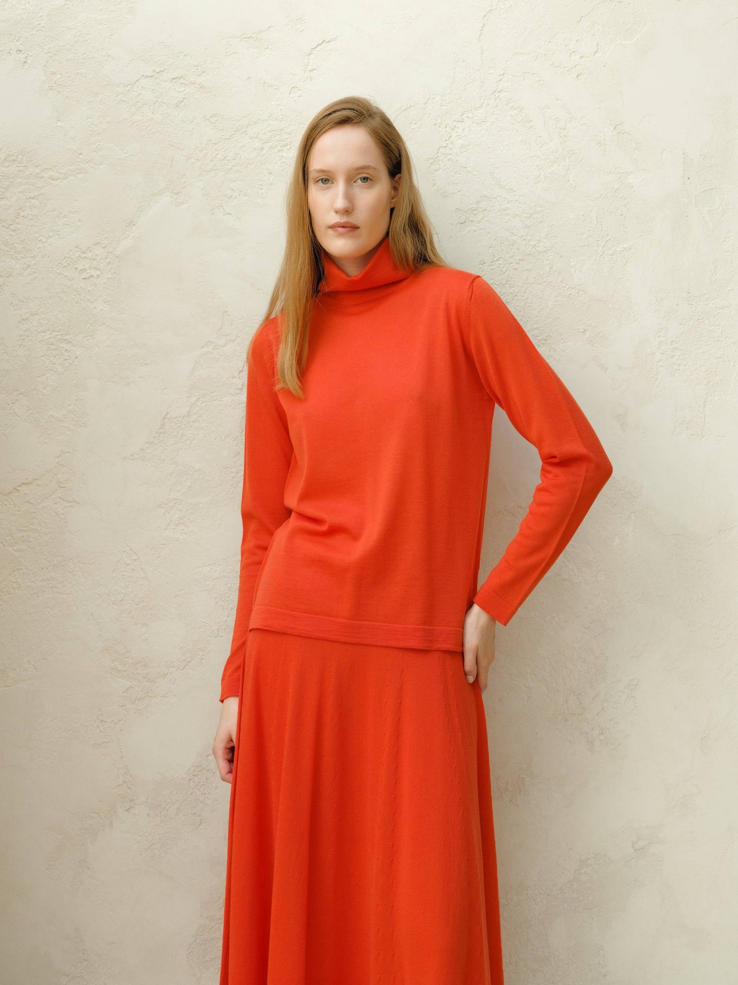 Dolcevita in lana merino extra fine da donna