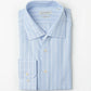 Camicia elegante a righe blu Evora slim fit