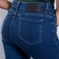 Jeans skinny elasticizzati blu marino da donna