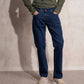 Jeans uomo in denim blu elasticizzato