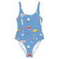 Costume intero Capri con stampa estiva