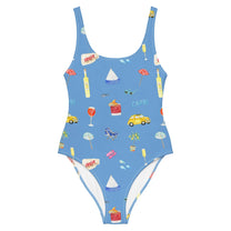 Costume intero Capri con stampa estiva