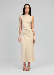 Abito midi Mirka beige