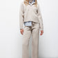 Pantaloni in maglia con coulisse e vita elastica