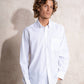 Camicia Oxford uomo in cotone misto