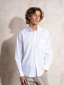 Camicia Oxford uomo in cotone misto