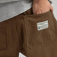 Pantaloni Operator marrone sella da uomo