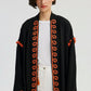Kimono in viscosa ricamato