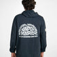 Felpa hoodie in cotone organico con stampa No Guts No Glory