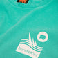 T-shirt Pigment Cup turchese medio in cotone organico