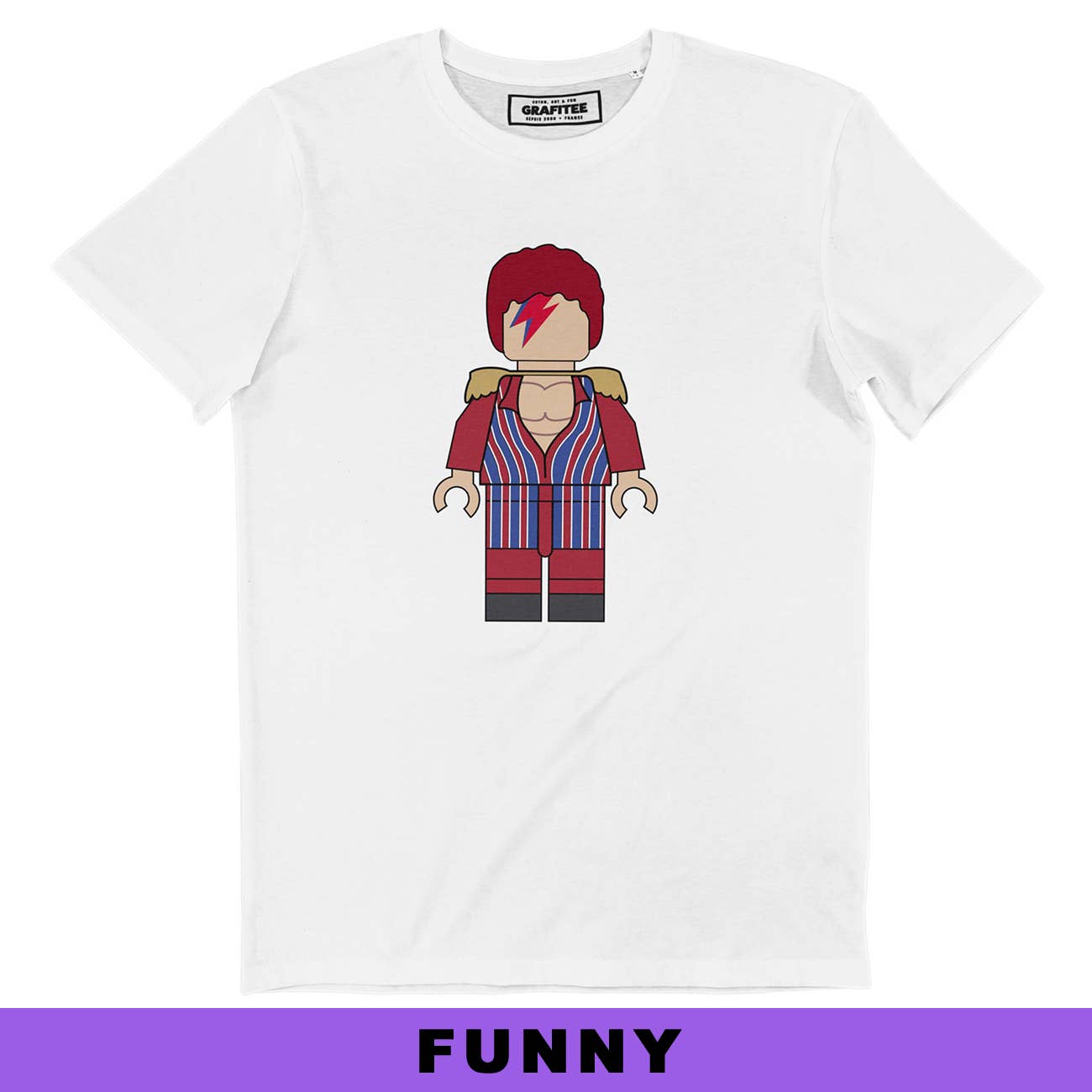 T-shirt Bowie Lego in cotone biologico