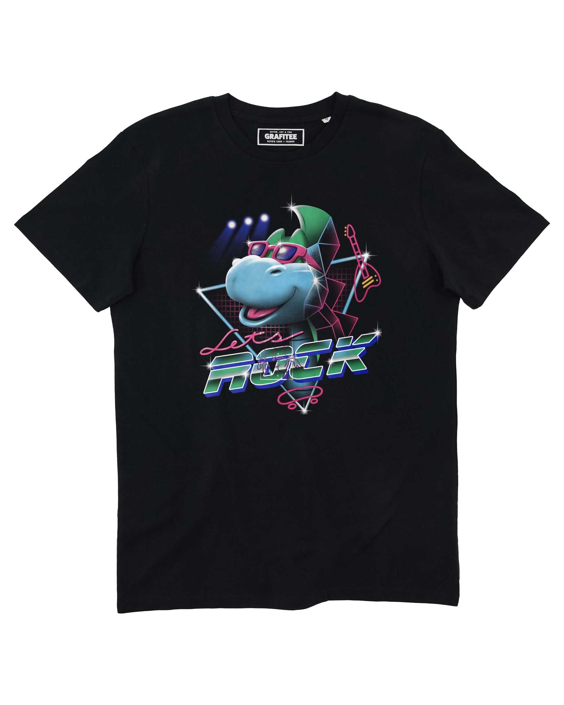 T-shirt Denver anni ’80 con stampa cartoon