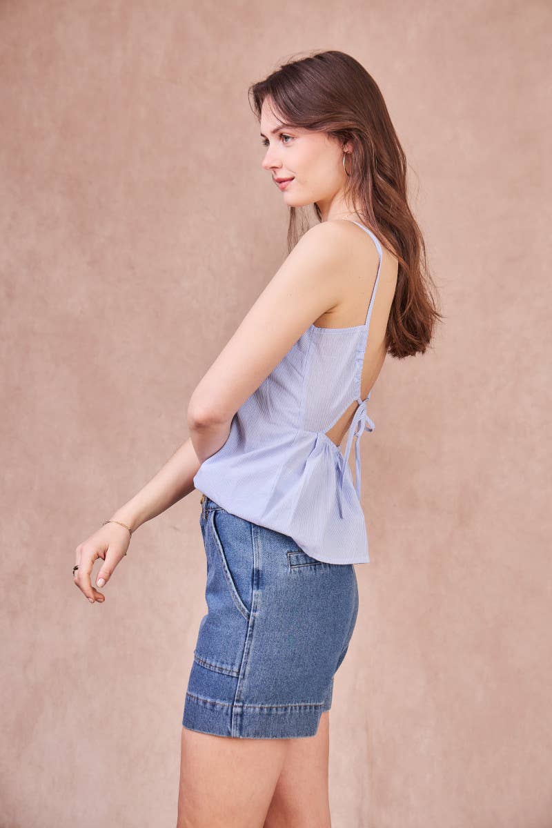 Top Thelmire con schiena scoperta