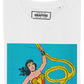 T-shirt Wonder Woman vintage a fumetti