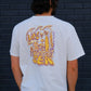 T-shirt pigmentata bianca “Life by the Sea VII”
