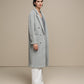 Cappotto lungo doppiopetto da donna