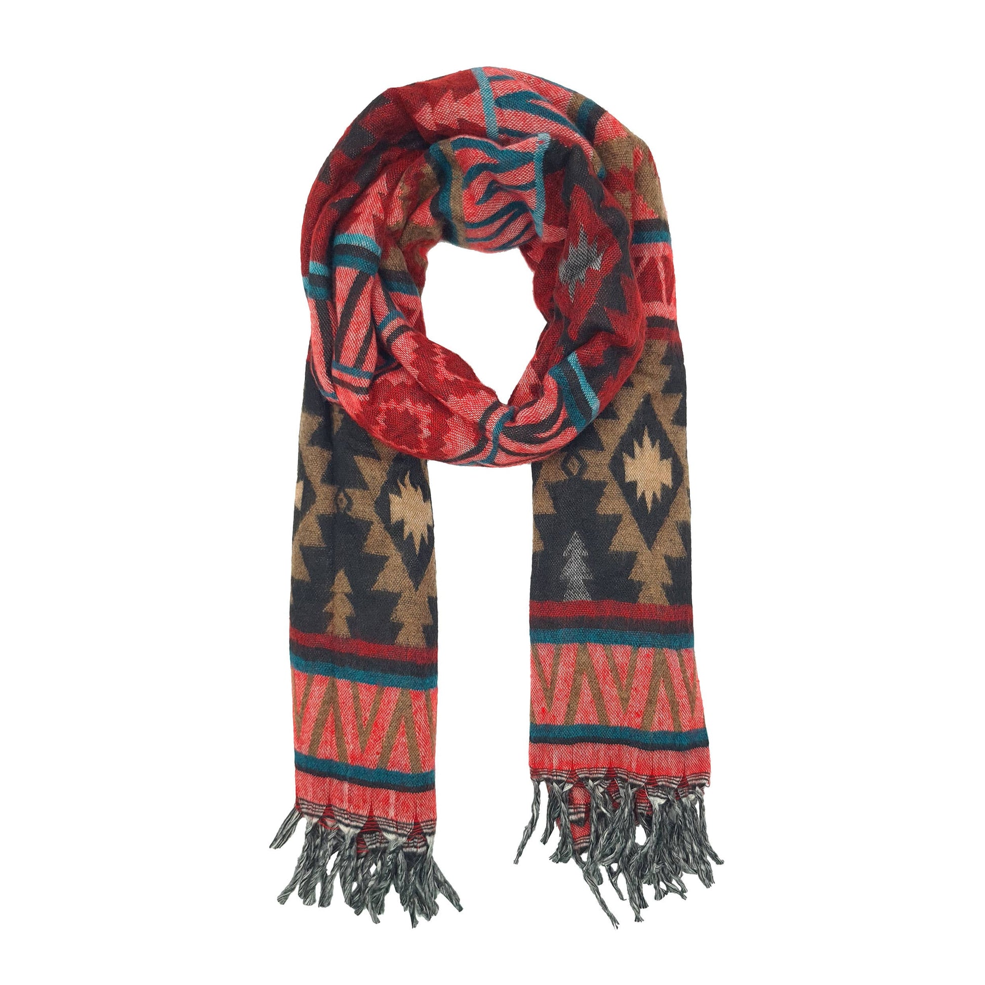 Sciarpa scialle invernale boho XXL