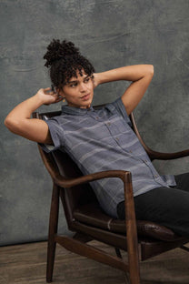 Camicia Bea in cotone biologico a righe