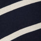 Maglione a righe in maglia con collo alto
