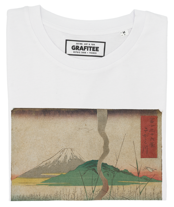 T-shirt unisex in cotone biologico GOTS con stampa Floating Raft Tom Sawyer