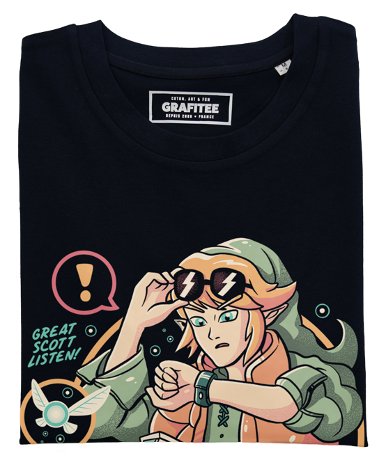 T-shirt Link to the Future crossover Zelda e Ritorno al Futuro