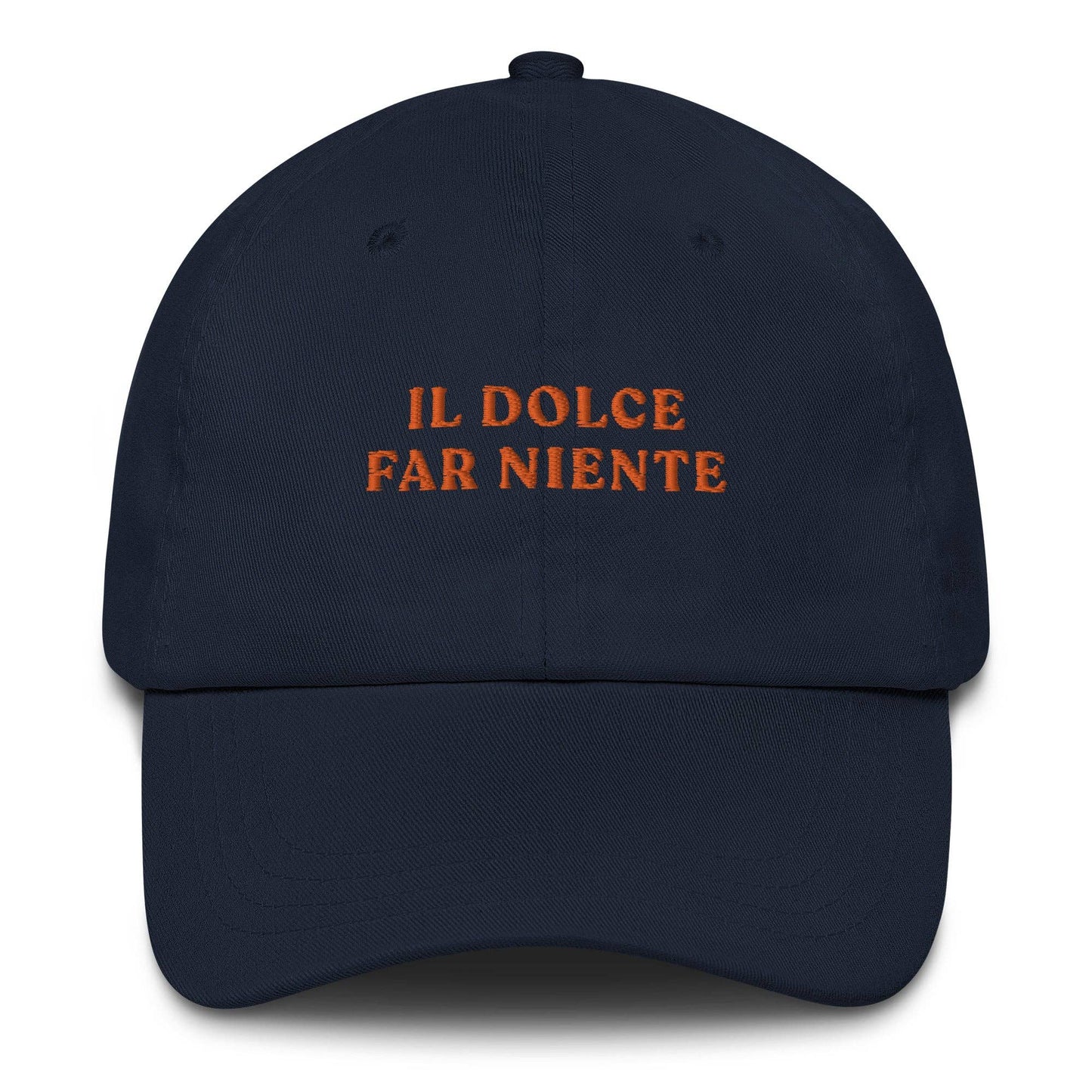 Cappellino da baseball con ricamo "Il Dolce Far Niente"