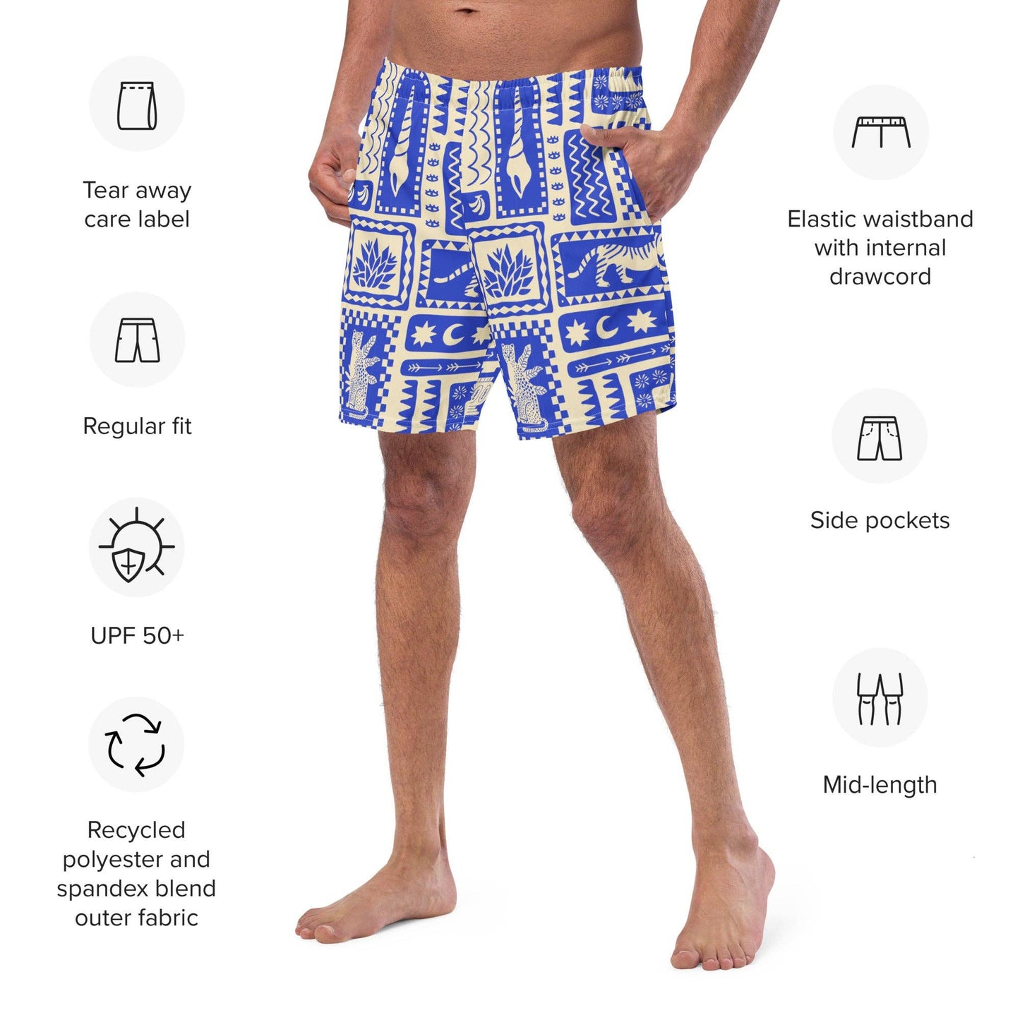 Pantaloncini da bagno Blue Calypso