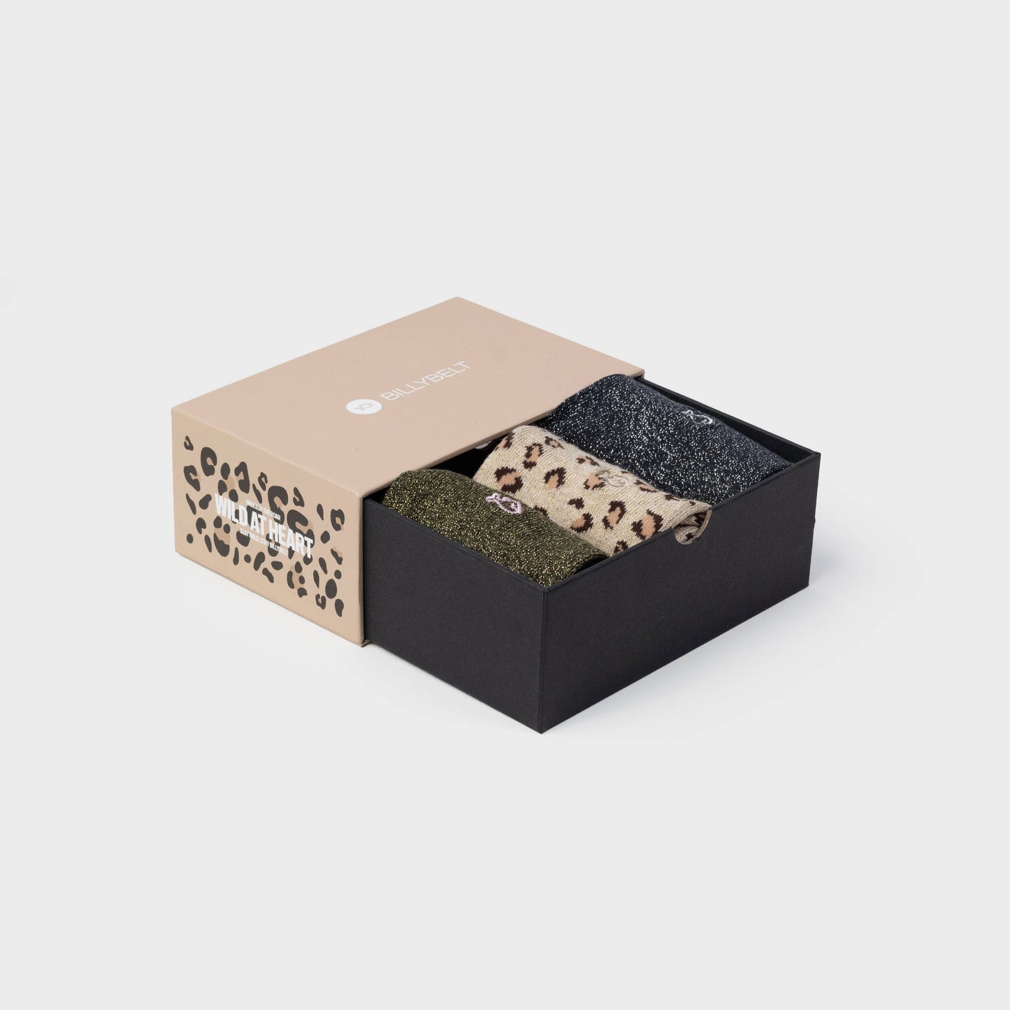 Set regalo di 3 paia di calze da donna Wild at Heart