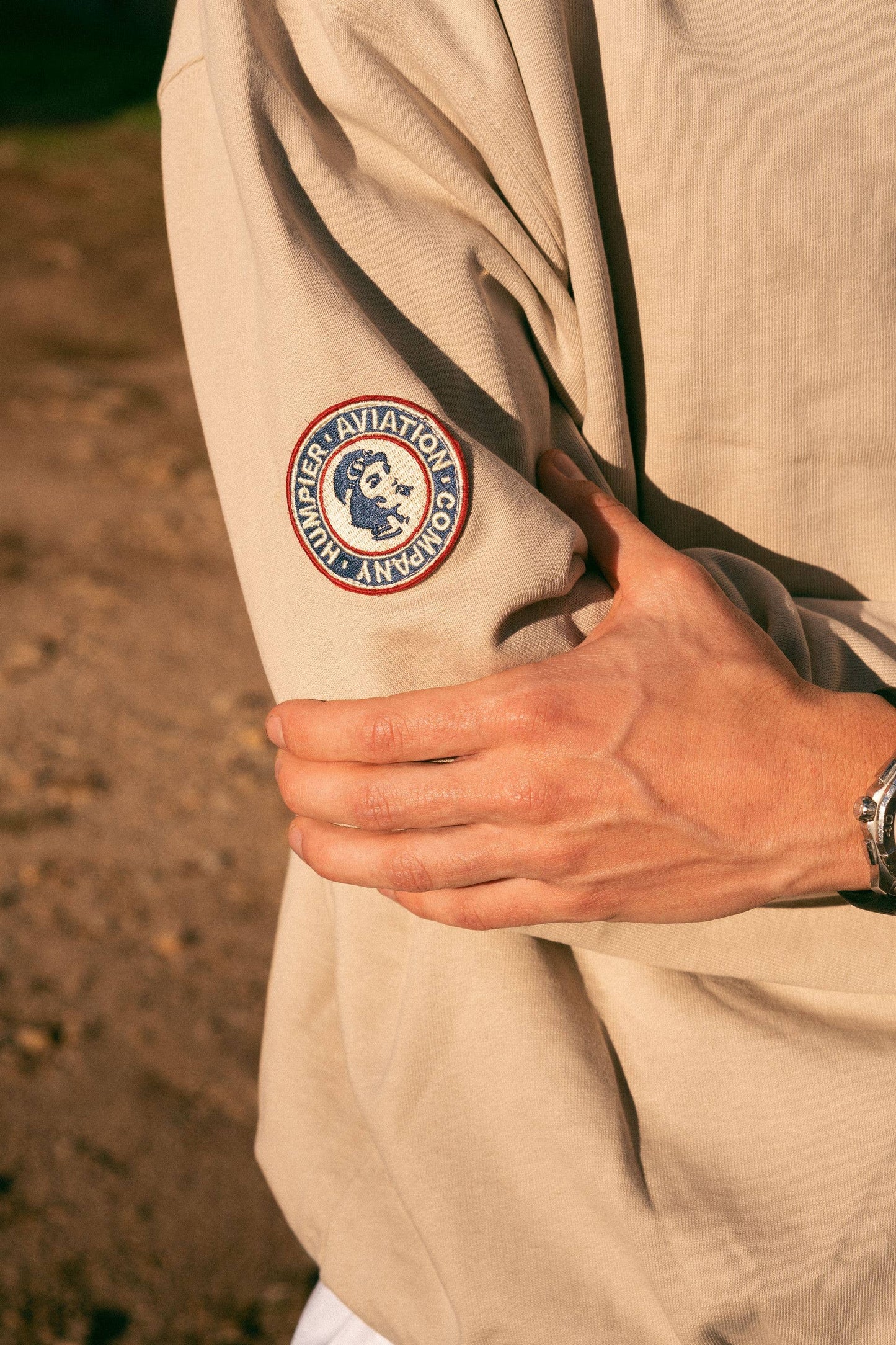 Jersey Aviation Arena in cotone biologico con zip