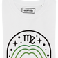 T-shirt bianca Vergine con stampa zodiacale