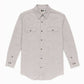 Camicia di flanella uomo Chop in cotone organico color Ash